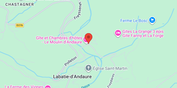 Gîte Le Moulin d'Andaure