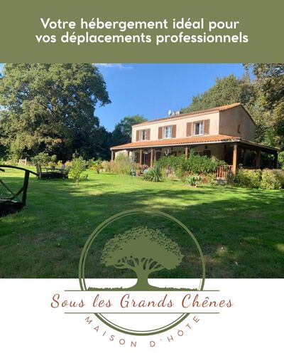 Sous les Grands Chênes chambre d'hôte Grand'Landes